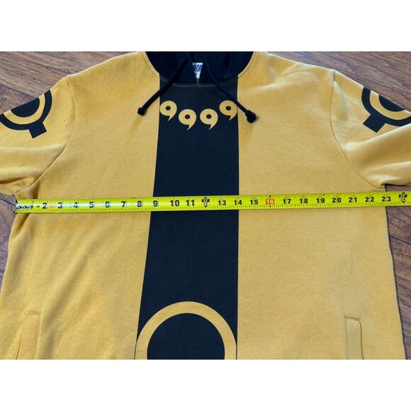 Naruto Shippuden 2007 hoodie Yellow Ripple Junction Large Cosplay EUC - Picture 4 of 10
